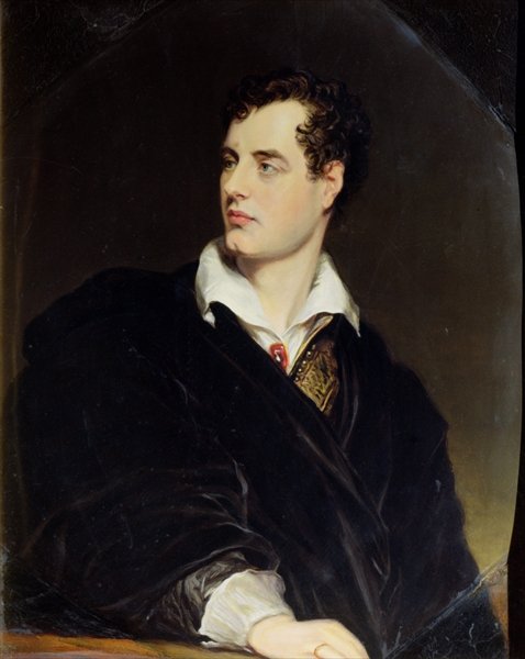 Lord Byron after a Portrait