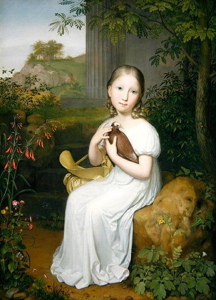 Portrait of Countess Louise Bose as a Child