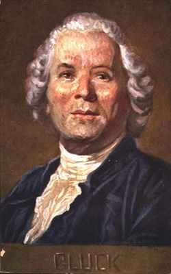 Portrait of Christoph Willibald Von Gluck 1714-1787 German opera composer