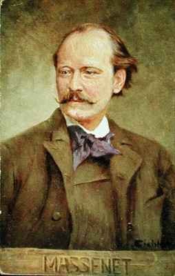 Portrait of Jules Massenet French composer