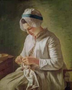 The Seamstress or Young Woman Working