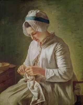 The Seamstress or Young Woman Working