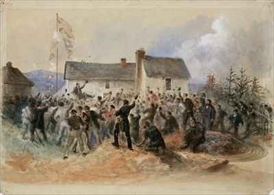 Chairing Canning at Hearts Content Newfoundland