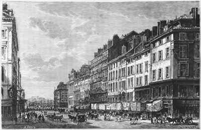 View of the Canebiere at Marseilles