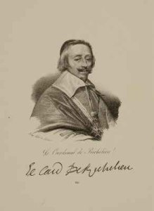 Portrait of Armand Jean du Plessis Cardinal and Duke of Richelieu 1585-1642