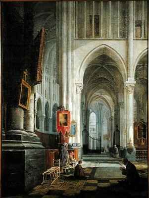 Interior of St Omer Cathedral