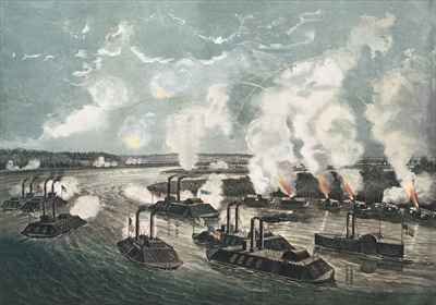 Bombardment and Capture of Island No 10 on the Mississippi River
