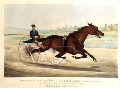 The King of the Turf St Julien driven by Orrin A Hickok