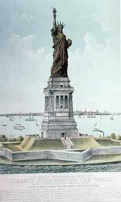 The Great Bartholdi Statue Liberty Enlightening the World