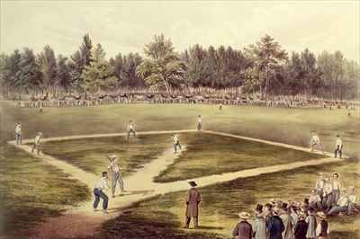 The American National Game of Baseball  Grand Match at Elysian Fields Hoboken NJ