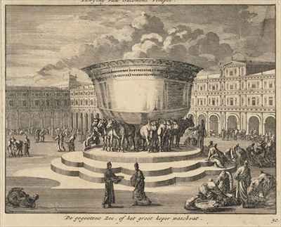 Detail from Jerusalem Four Views of the Temple