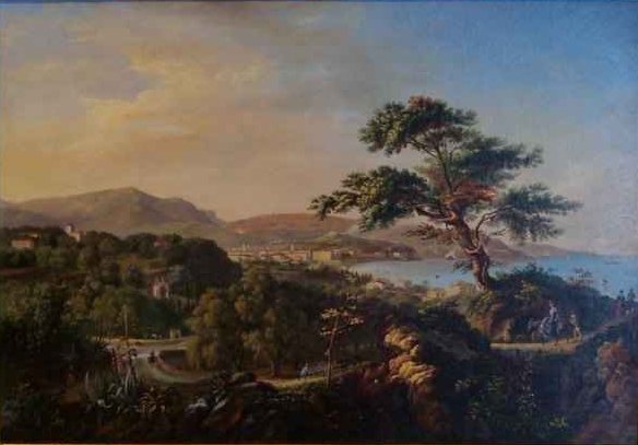 View of Nice from the Hills of La Conque beneath St Philippe