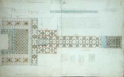 Design for a Pavement, Balliol College Chapel, Oxford