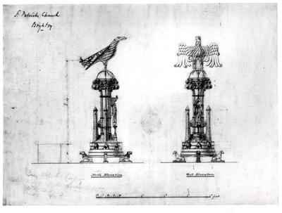 Design for a Lectern, St. Patrick's, Hove