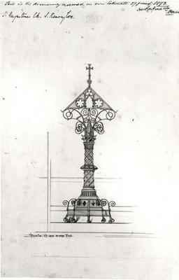 Design for a Lectern, St Augustine's, South Kensington