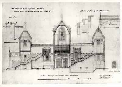 Details of Entrances, Stairs, Furnace Chamber Doorway and Handrails