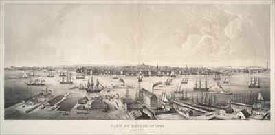 View of Boston from the east