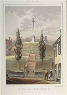 Beacon Hill from Derne Street, Boston