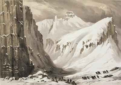 The sledges arriving at the Southern Depot