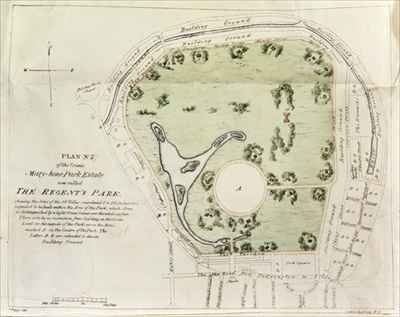 Plan of Regent's Park