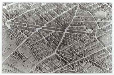 Plan of Paris, known as the 'Plan de Turgot' 10