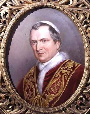 Portrait of Pope Pius IX, Giovanni Maria Mastai Ferretti (1792-1878), pope from 1846