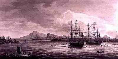 View of the Port of Palapa on the Island of Samar