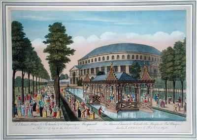 The Chinese House, the Rotunda and the Company in Masquerade in Ranelagh Gardens