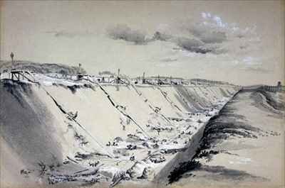 Horse-Runs at Tring Cutting, Hertfordshire