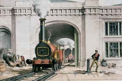 Entrance to the Locomotive Engine House, Camden Town, London