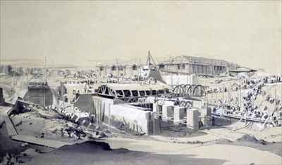 Building the Stationary Engine House, Camden Town 2