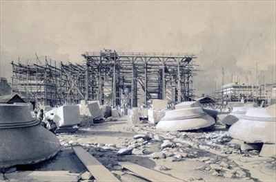 Construction of the Euston Arch 2