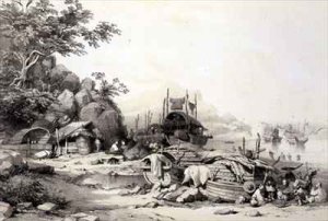 House Boats on the Bay of Cowloon