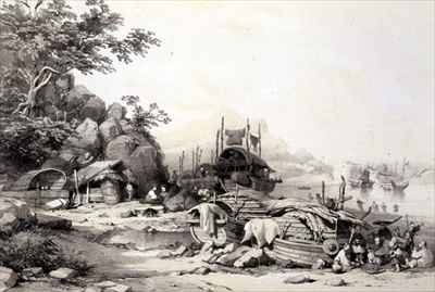 House Boats on the Bay of Cowloon