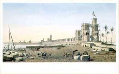 The Dam across the Nile, the building of the Aswan Dam