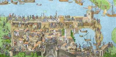 The Encampment of the English Forces near Portsmouth during the Battle of the Solent 6