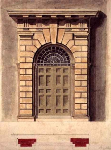 Design for a Palladian Door Surround