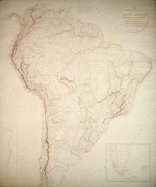 Outlines of the Physical and Political divisions of South America