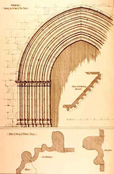 Doorway from the House of Pierre Raleine, Figeac, France