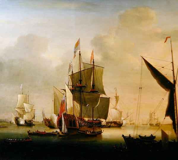 The Royal Caroline at Spithead