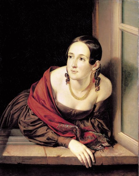 Woman at her Window or, The Wife of a Treasurer, 1841