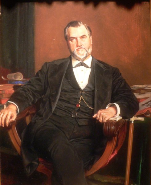Portrait of Leland Stanford