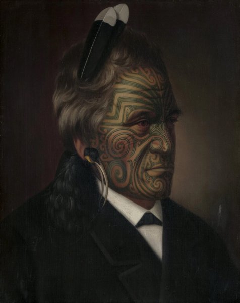 Tomika Te Mutu chief of the Ngaiterangi tribe Bay of Plenty New Zealand