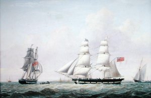 The Brig, Wupper, off Spurn Head, 1842