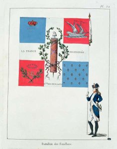 Flag of the Feillant Battalion, 1790
