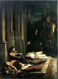 The Body of Etienne Marcel c.1316-58 is Shown to Dauphin Charles 1338-80 of France, future Charles V, 2nd August 135