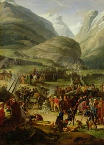 The French Army Travelling over the St. Bernard Pass at Bourg St. Pierre, 20th May 1800, 1806
