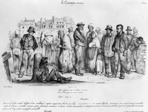 The Emancipated People, from La Caricature, engraved by Delaporte, 1831