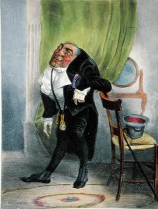 Charles Louis Philippe Henri Dieudonne Mayeux, born in Paris 7 Fructidor An 2, Decorated with the Lys and the Croix de Juillet, Member of the Caveau Moderne and Several Other Academies