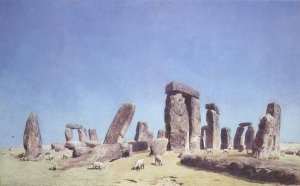 Sheep at Stonehenge